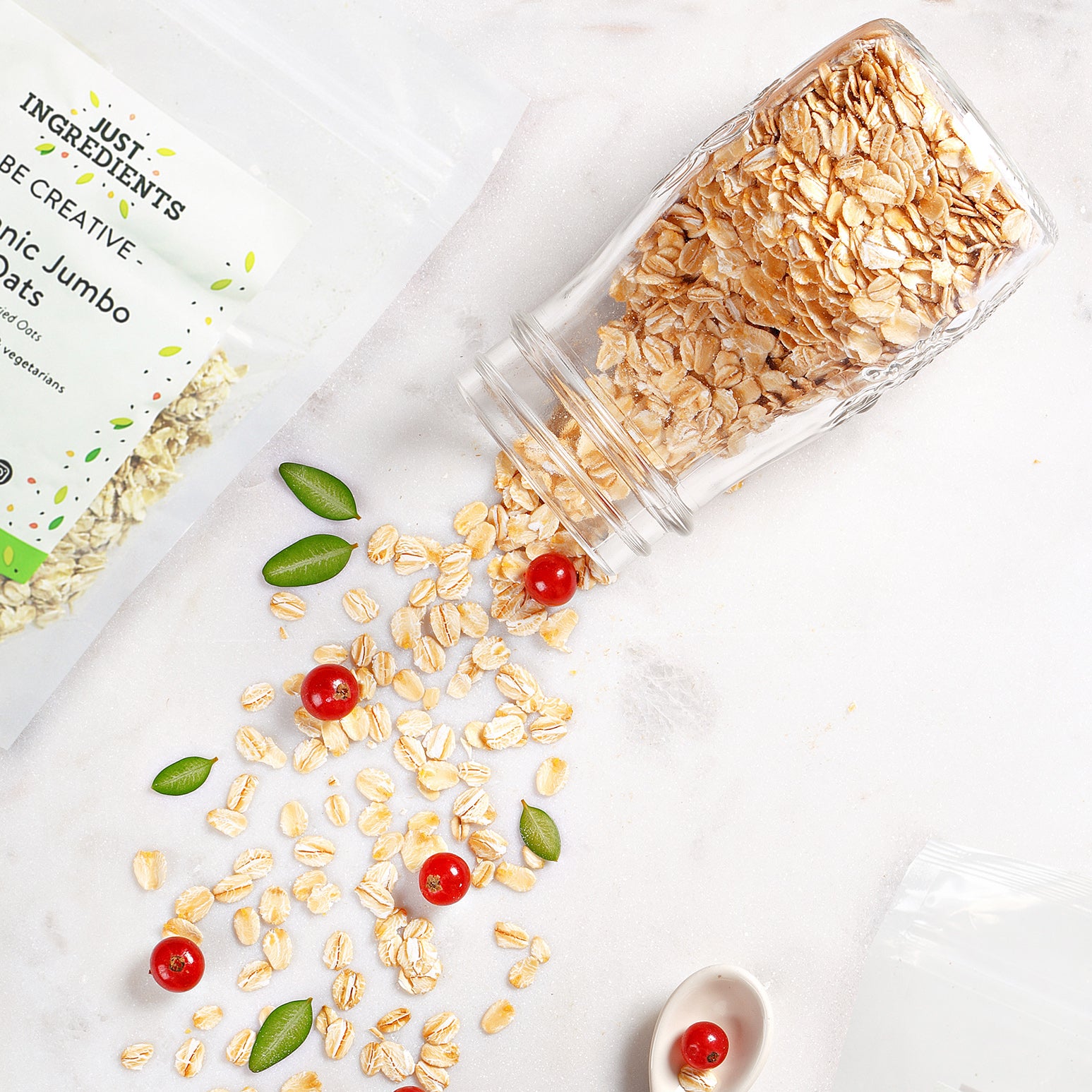 JustIngredients Retail Organic Jumbo Porridge Oats